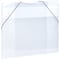 JAM Paper Clear 11" x 15" Elastic Closure Plastic Portfolio